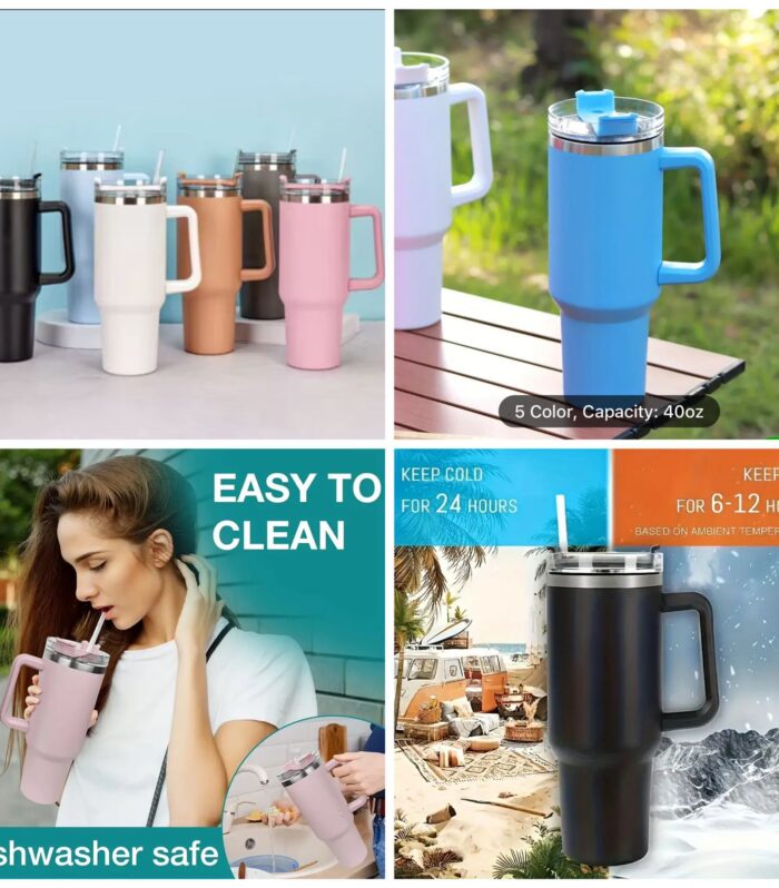 40 oz multi color tumbler (1200 ml)