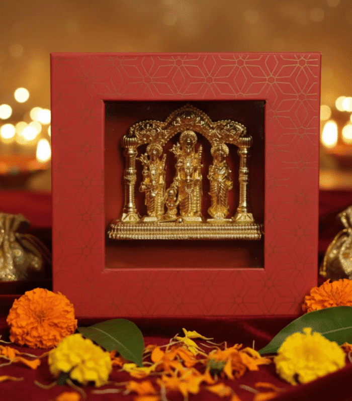 Ram Darbar Idol 24k Gold Plated
