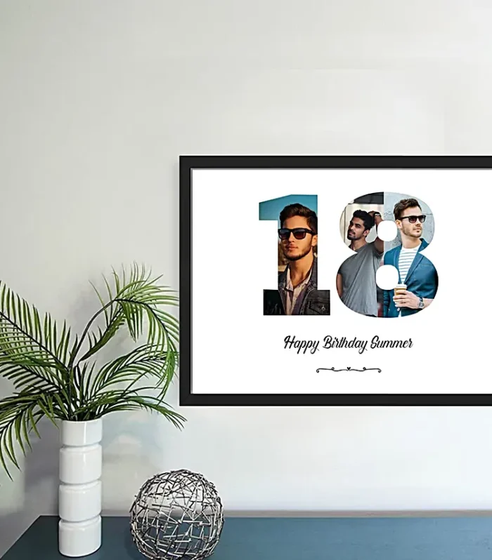 Birthday Milestone Photo Frame