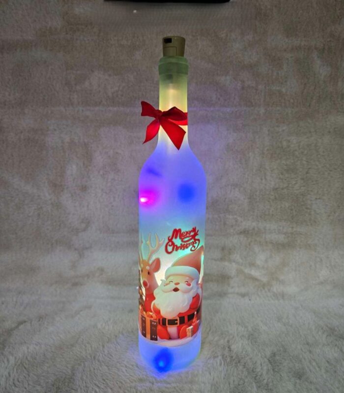 Bottle Christmas LED Showpiece 🎅