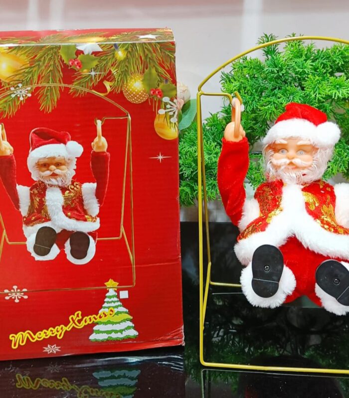Revolving Santa Claus With Music (27*18 CM) 🎅