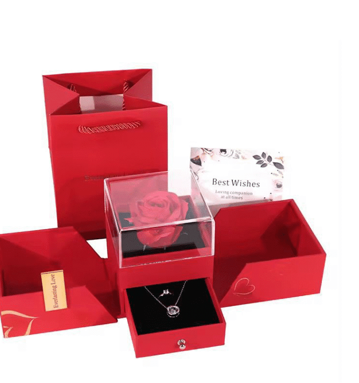 Premium Rose Jewellery Surprise Gift Box (Without Jewellery) 🌹