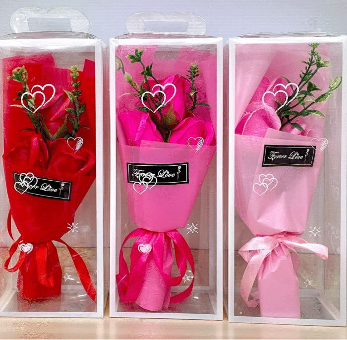 Beautiful Flower Bouquet (Size: 26*10 CM)