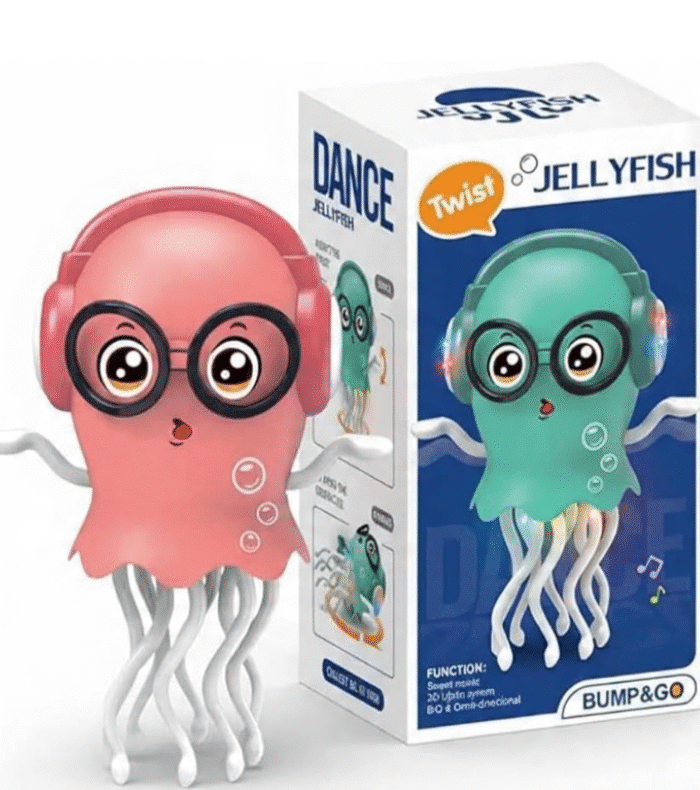 Twist Jellyfish Dancing Toy with 3D Light System and sound